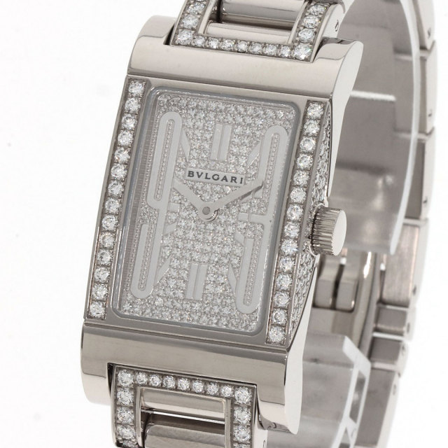 ブルガリ 腕時計 レッタンゴロ ダイヤモンド
