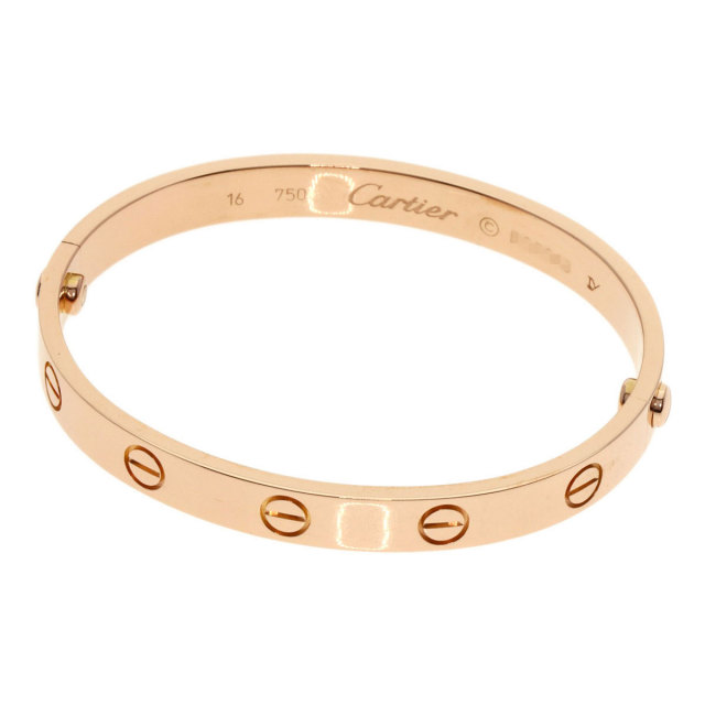 CARTIER カルティエ ラブブレス ドライバー付き #16 ブレスレット K18 