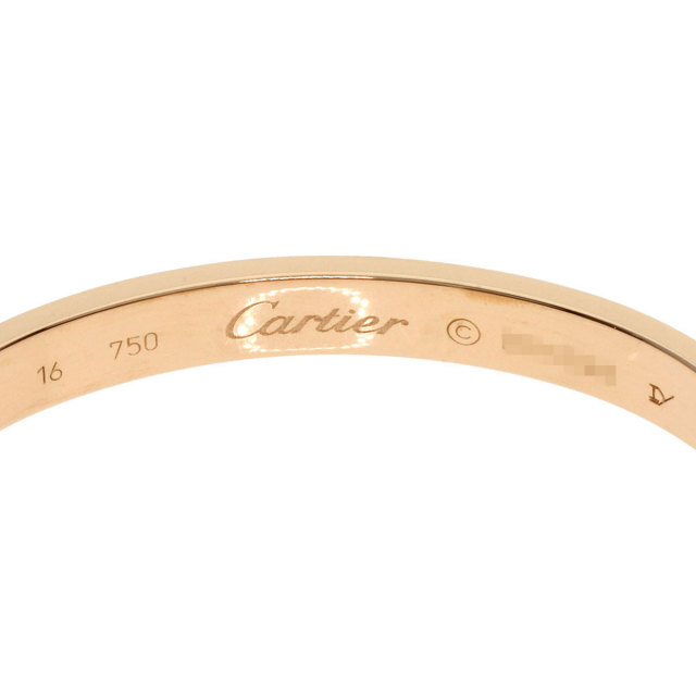 CARTIER カルティエ ラブブレス ドライバー付き #16 ブレスレット K18  