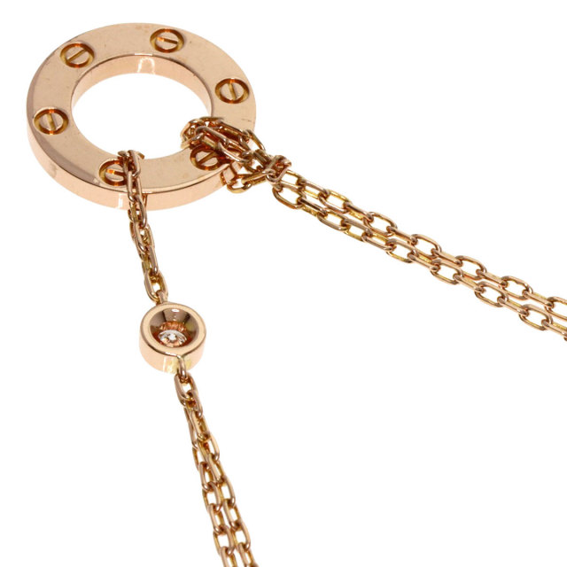 CARTIER カルティエ ラブサークル 1P ダイヤモンド ブレスレット K18  