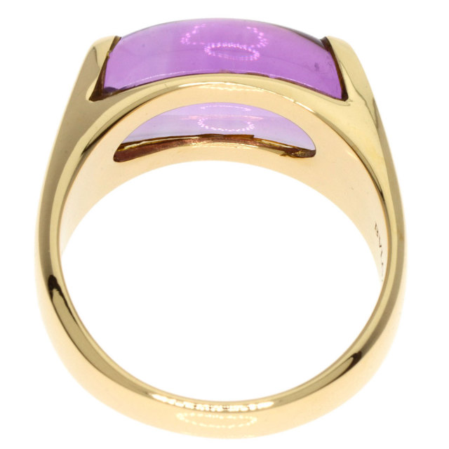 BVLGARI ブルガリ トロンケット アメジスト リング・指輪 K18イエロー  