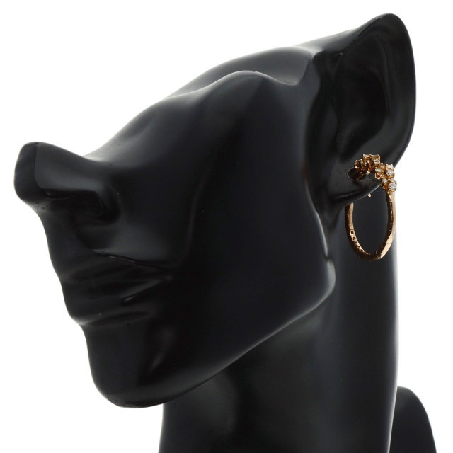 Damiani ダミアーニ ミモザ ダイヤモンド フープ ピアス K18ピンク 