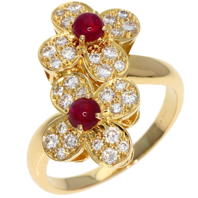 Van Cleef & Arpels ヴァンクリーフ＆アーペル トレフル ルビー 