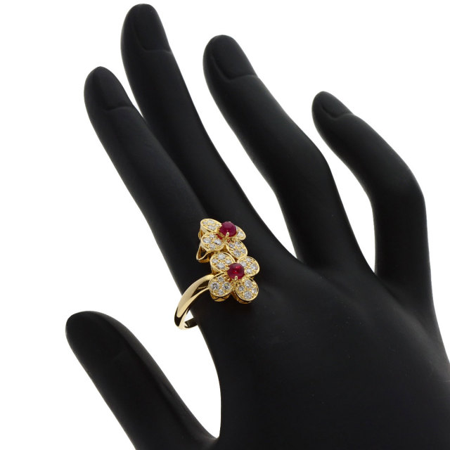 Van Cleef & Arpels ヴァンクリーフ＆アーペル トレフル ルビー 