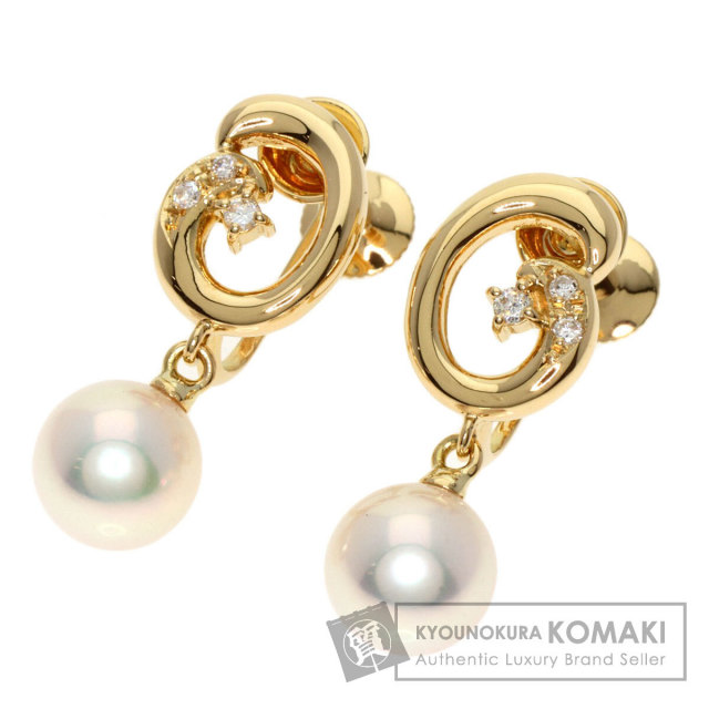 TASAKI タサキ フラワー パール 真珠 1P ダイヤモンド リング