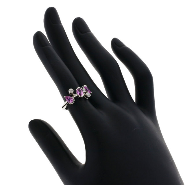 CARTIER カルティエ メリメロ ピンクサファイア ダイヤモンド #49 