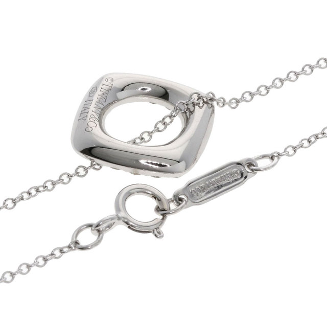 TIFFANY&Co. ティファニー スクエアサークル ダイヤモンド ネックレス  