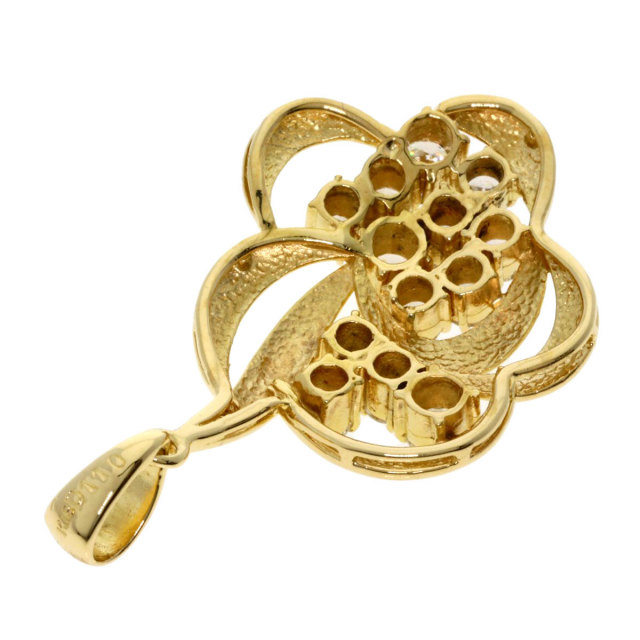 MIKIMOTO ミキモト ダイヤモンド ペンダントトップ K18イエロー  