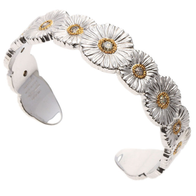 BUCCELLATI ブチェラッティ ブロッサム ダイヤモンド バングル 