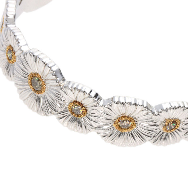 BUCCELLATI ブチェラッティ ブロッサム ダイヤモンド バングル 
