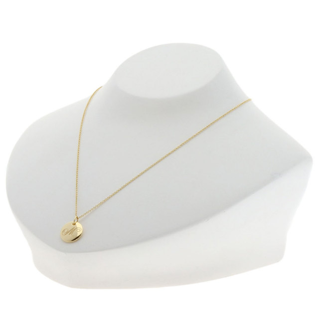 TIFFANY&Co. ティファニー ノーツレター イニシャル M ネックレス K18 