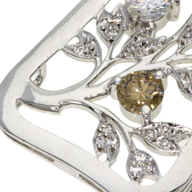 0.41ct ダイヤモンド ペンダントトップ K18ホワイトゴールド 9.7