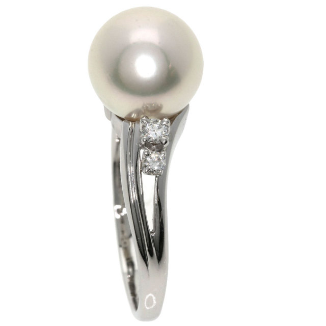 MIKIMOTO ミキモト アコヤパール 真珠 ダイヤモンド リング・指輪  