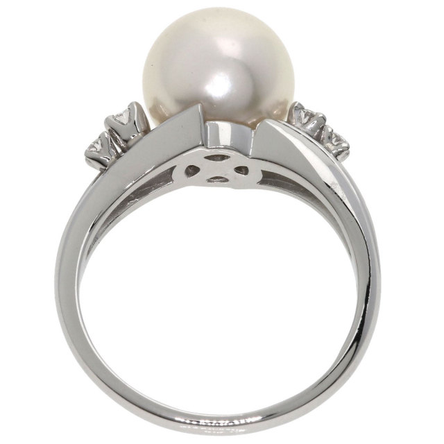 MIKIMOTO ミキモト アコヤパール 真珠 ダイヤモンド リング・指輪  