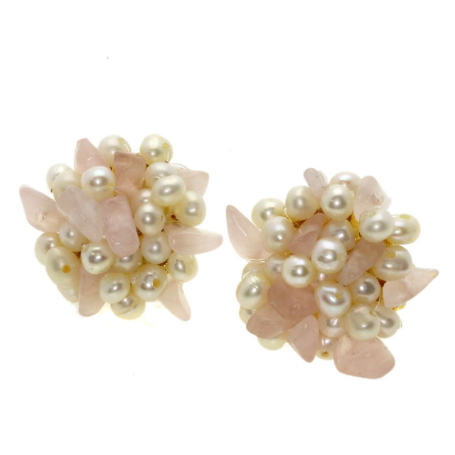 セレクトジュエリー ネックレス 淡水パール 真珠 イヤリング ブレスレット3点セット