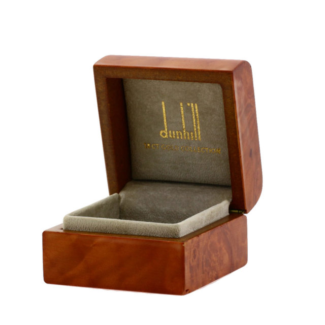 ◇dunhill コインカフス シェル No.1776 宿題 