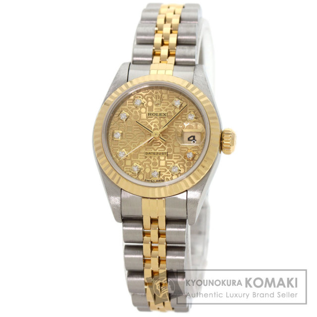 ロレックス 腕時計 デイトジャスト 10P ダイヤモンド