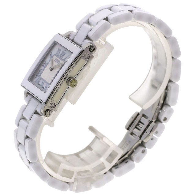 FENDI フェンディ 6000L クアドロ 腕時計 セラミック/セラミック 