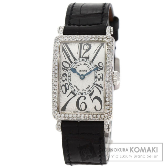 フランクミュラー 腕時計 ロングアイランド ベゼルダイヤモンド