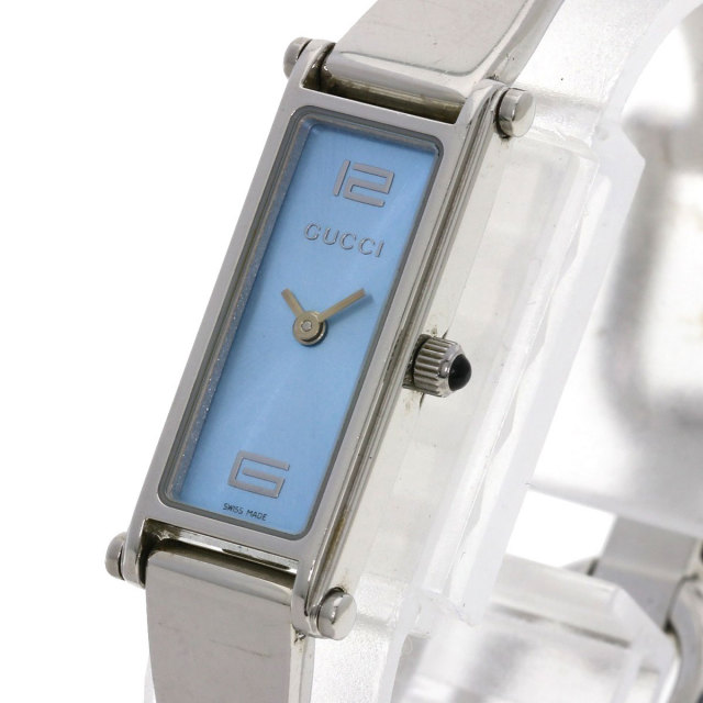 Gucci 1500L Watch Ladies Black Rectangle Quartz 12mm Swiss Made | eBay
