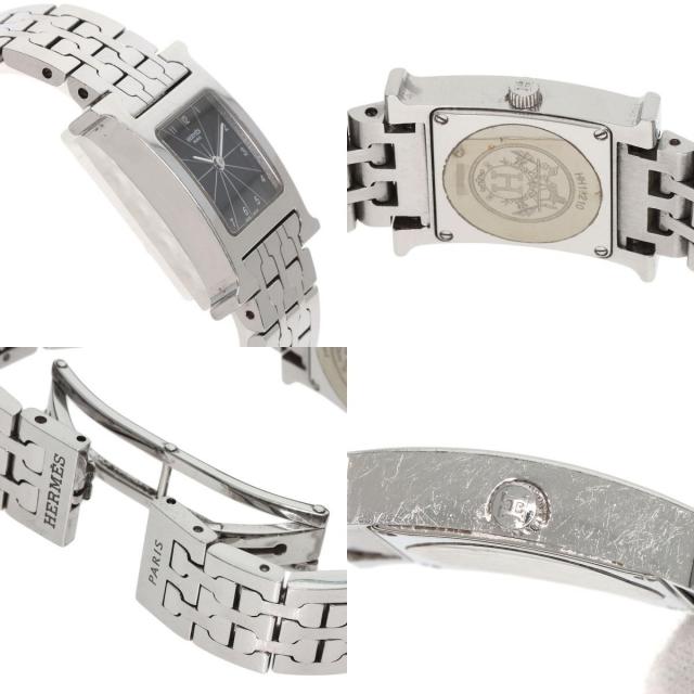 HERMES エルメス HH1.210 Hウォッチ 腕時計 ステンレススチール