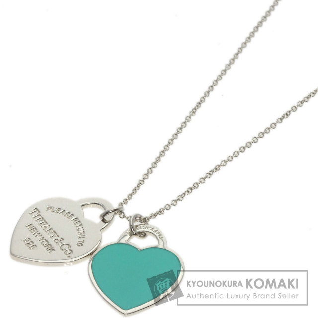 TIFFANY&Co. ティファニー ダブルハート タグ スモール エナメル