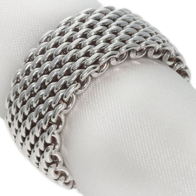 TIFFANY&Co. アトラス メッシュ サマセット カフ バングル（TIFFANY 