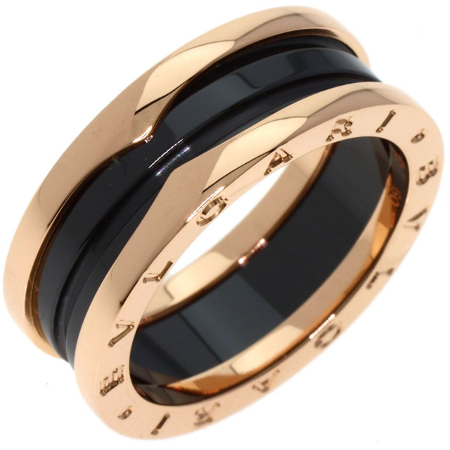BVLGARI ブルガリ B-zero1 ビーゼロワン 2バンド 黒セラミック #60  