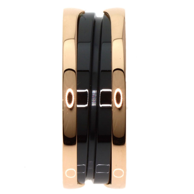 BVLGARI ブルガリ B-zero1 ビーゼロワン 2バンド 黒セラミック #60  