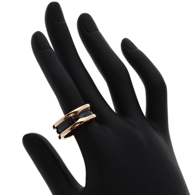 BVLGARI ブルガリ B-zero1 ビーゼロワン 2バンド 黒セラミック #60  