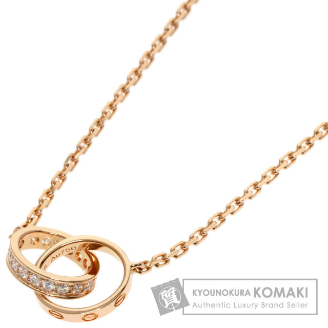 CARTIER カルティエ ベビーラブ ダイヤモンド ネックレス K18  