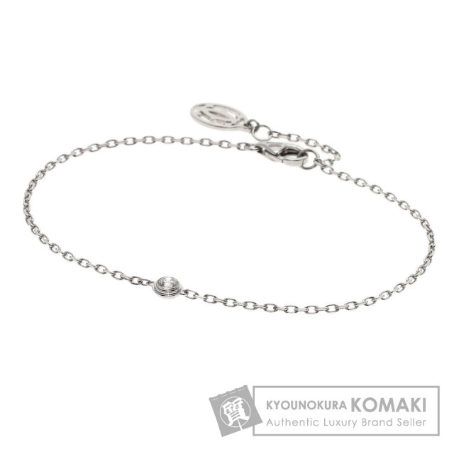 カルティエ ダムール ブレスレット ホワイトゴールド ダイヤモンド