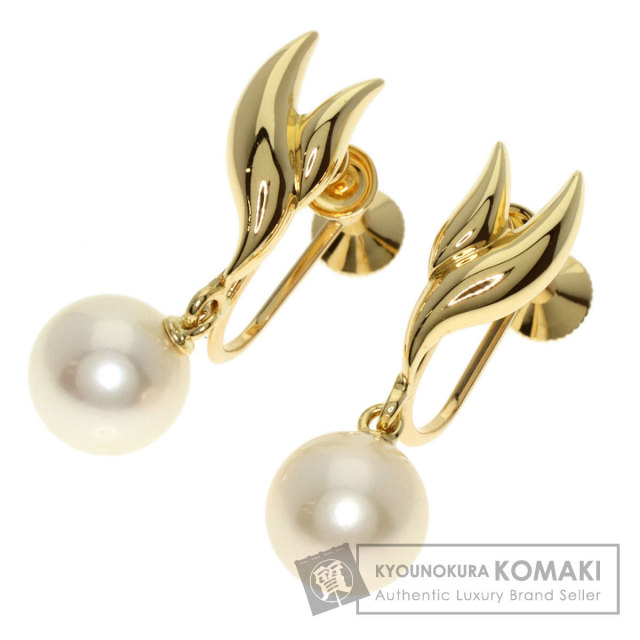 ⟡.·*.MIKIMOTO K18 パールイヤリング⟡.·*