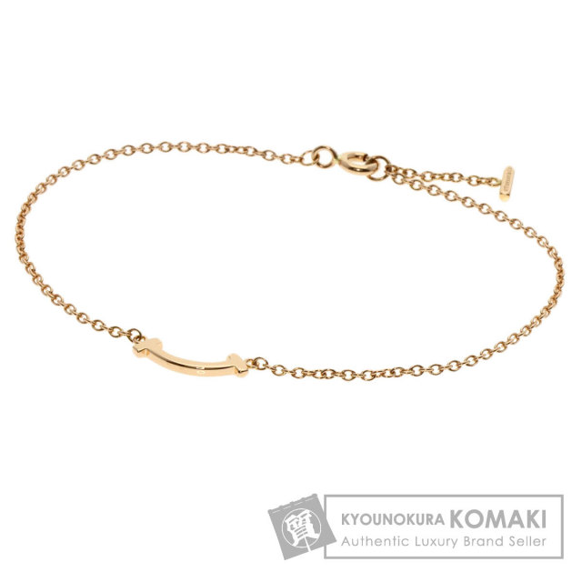 TIFFANY&Co. ティファニー Tスマイル ミニ ブレスレット K18ピンク  