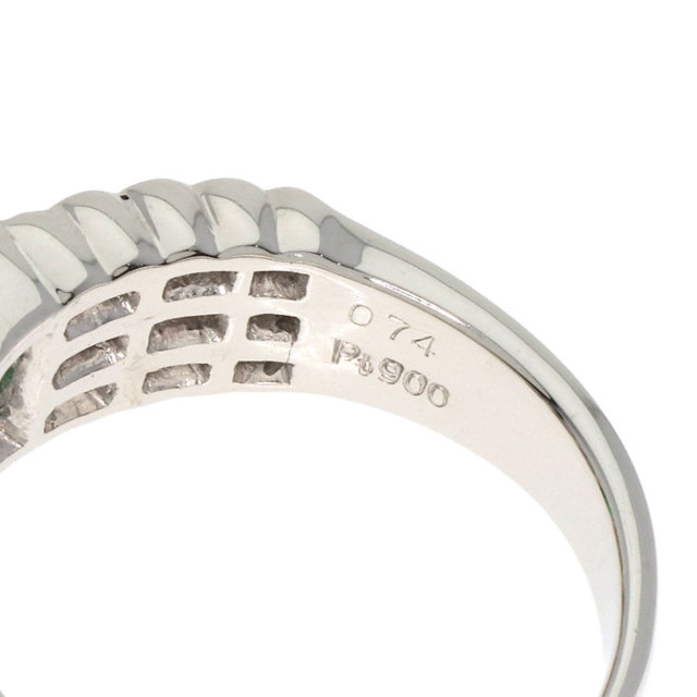 0.74ct エメラルド ダイヤモンド リング・指輪 プラチナPT900