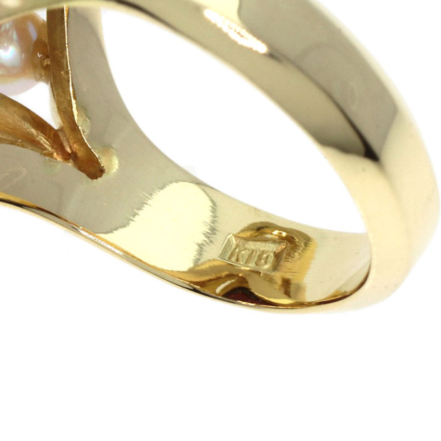 K18 18金 YG 味わい深い イエローゴールド ブレスレット パール(真珠  