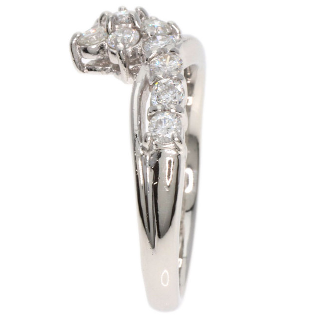 PT900 プラチナ リング 指輪 13.5号 ダイヤ 0.25 総重量約4.1g  