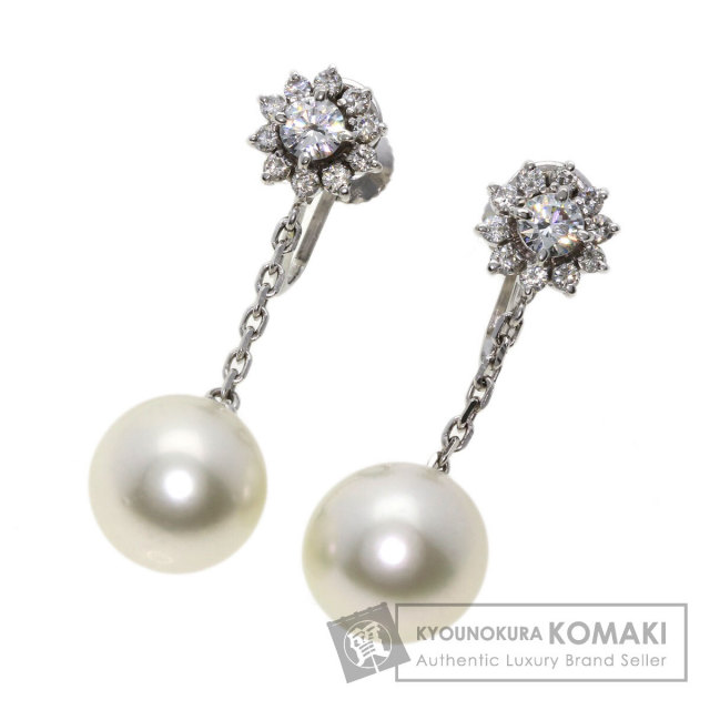 セレクトジュエリー イヤリング 南洋パール 真珠 ダイヤモンド