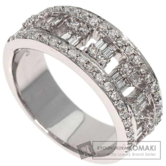 0.35ct ダイヤモンド リング・指輪 K18ホワイトゴールド 8g レディース