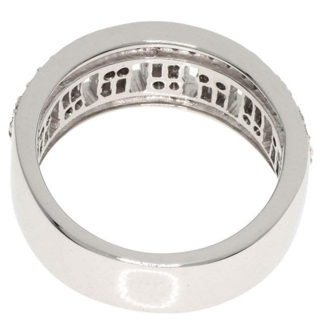 0.35ct ダイヤモンド リング・指輪 K18ホワイトゴールド 8g レディース 