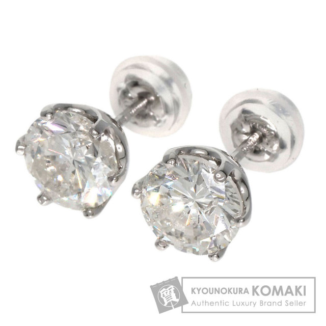 1.01ct ダイヤモンド ピアス プラチナPT900 1.7g レディース ブランド  