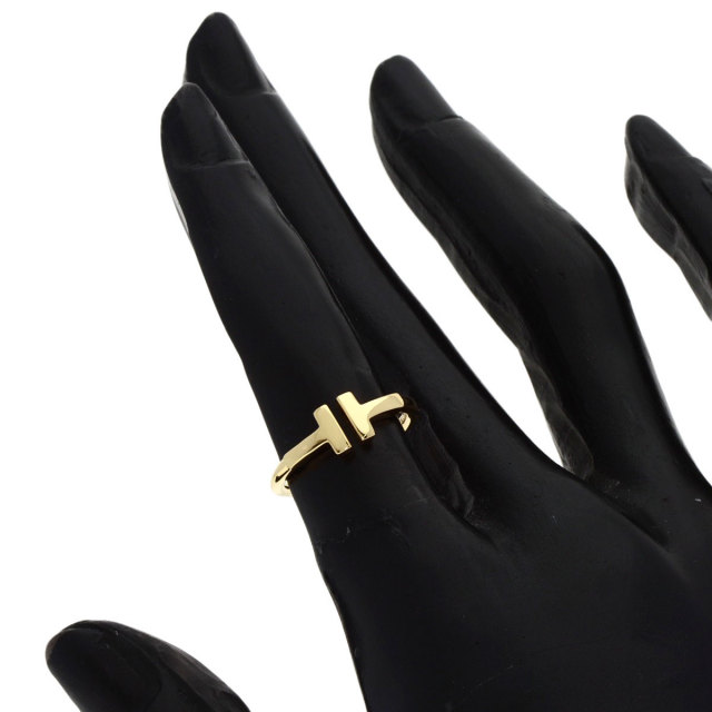 TIFFANY&Co. ティファニー T ワイヤー リング・指輪 K18イエロー 
