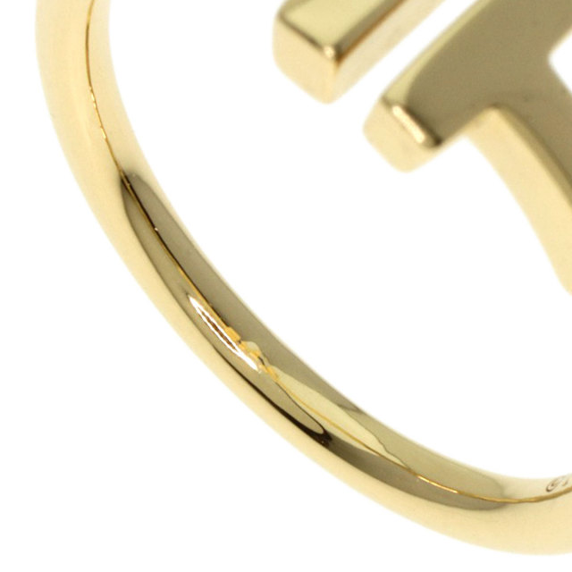 TIFFANY&Co. ティファニー T ワイヤー リング・指輪 K18イエロー 