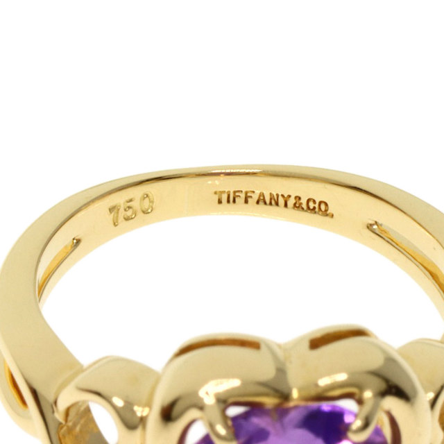 TIFFANY&Co. ティファニー ハート アメジスト リング・指輪 K18 