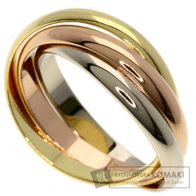 CARTIER カルティエ トリニティ SM #48 リング・指輪 K18イエロー