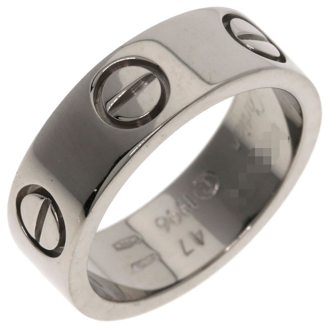 Cartier リング サイズ47 CARTIER カルティエ ラブリング #47 リング・指輪 K18ホワイト