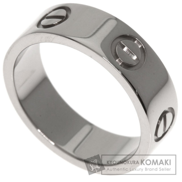 K18ホワイトゴールドCタイプラブリングデザイン リング CARTIER カルティエ ラブリング #50 リング・指輪 K18ホワイト