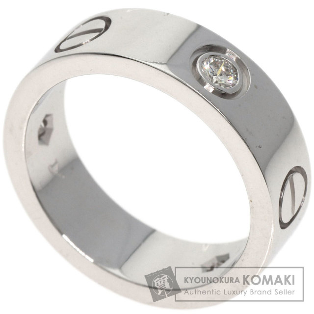 Cartier　カルティエ ラブリング ハーフダイヤ ホワイトゴールド  50 CARTIER カルティエ ラブリング ハーフ ダイヤモンド #50 リング・指輪