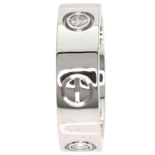 CARTIER カルティエ ラブリング ハーフ ダイヤモンド #50 リング・指輪