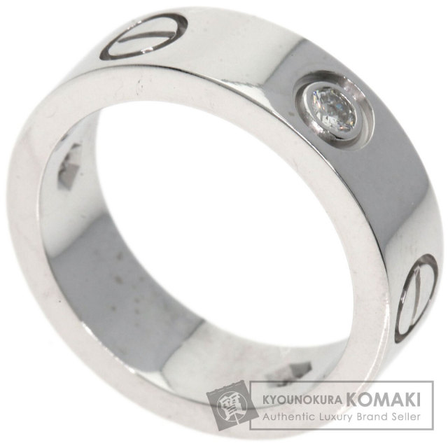 BVLGARI ブルガリ ダブルロゴ 1P ダイヤモンド リング・指輪 K18